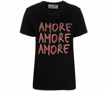 Amore T-Shirt mit Logo-Stickerei