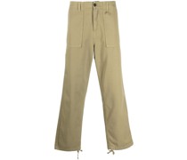 Halbhohe Straight-Leg-Hose