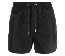 drawstring-waist swim shorts