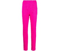 Schmale Hose mit Spitze