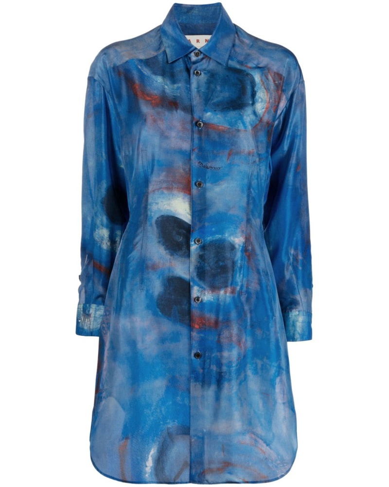 Marni Damen T-Shirt mit Print