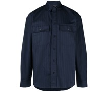 Gestreifte Hemdjacke