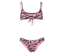 Bikini mit Zebra-Print