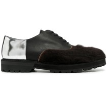 Oxford-Schuhe in Colour-Block-Optik