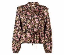 Bluse mit blumigem Print