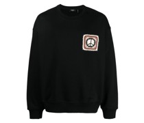 Sweatshirt mit Logo-Stickerei