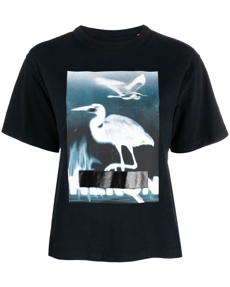 Heron Preston Damen T-Shirt mit grafischem Print
