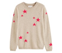 Star Pullover mit rundem Ausschnitt