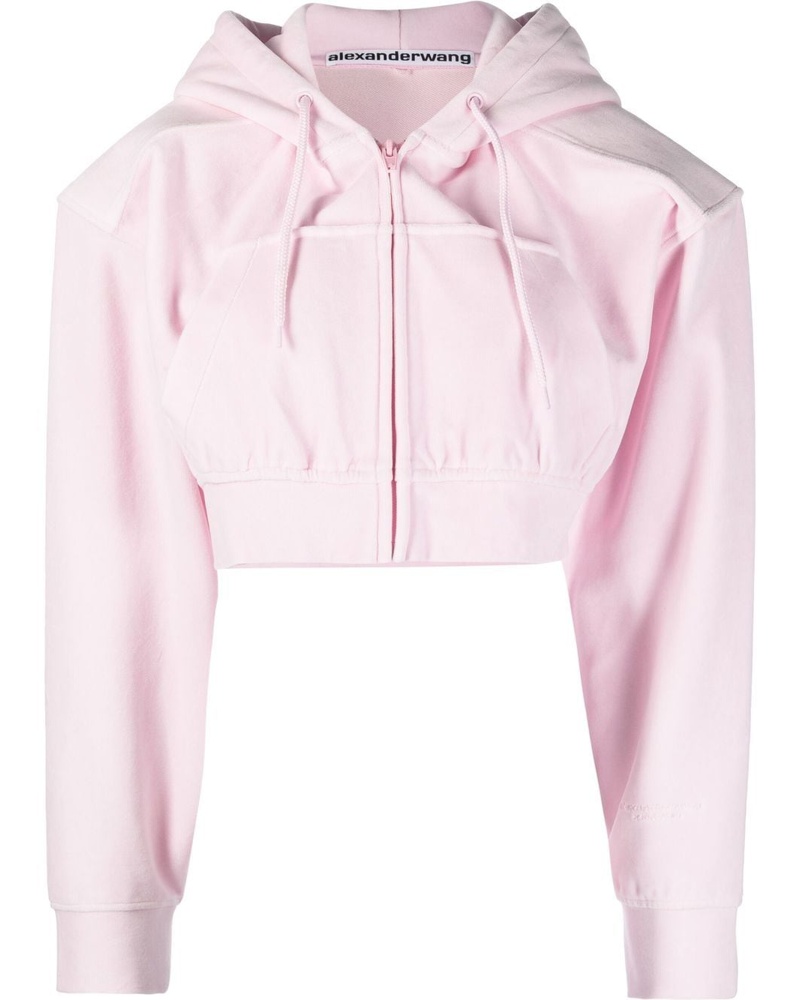 Alexander Wang Damen Klassischer Cropped-Hoodie