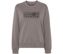 Sweatshirt mit Nummern-Motiv