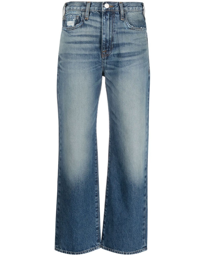 Frame Denim Damen Le Jane Slouch Cropped-Jeans