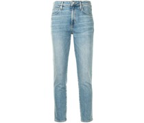 Cropped-Jeans mit hohem Bund