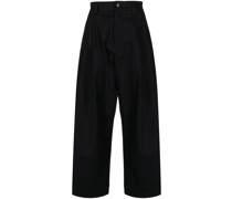 Bundfaltenhose mit lockerem Schnitt