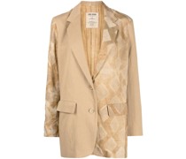 Einreihiger Jacquard-Blazer