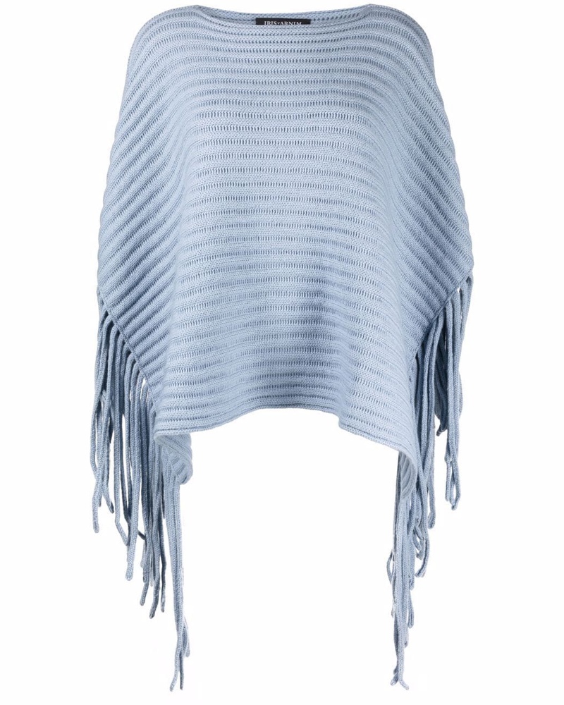 Iris von Arnim Damen Kaschmirkaftan mit Fransen