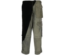 Army Jacket Tux Hose aus Samt