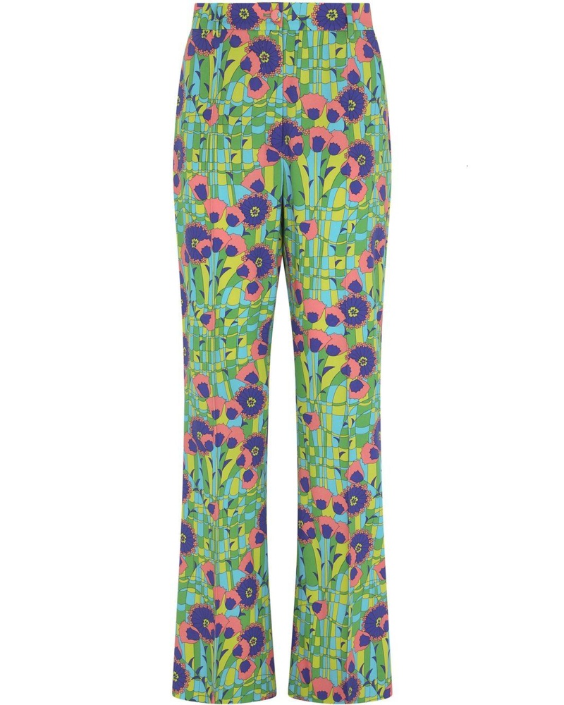 Dolce & Gabbana Damen Hose mit geometrischem Print