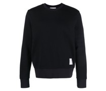 4-Bar seersucker sweatshirt