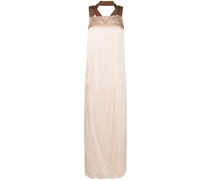 Satin-Maxikleid