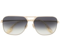 Pilotenbrille mit eckigem Gestell