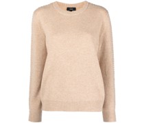 Kaschmirpullover mit Rundhalsausschnitt