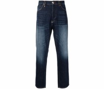 Carrot Fit Iconic Plein Straight-Leg-Jeans