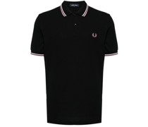 Poloshirt mit Streifendetails