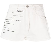 Jeans-Shorts mit Strass