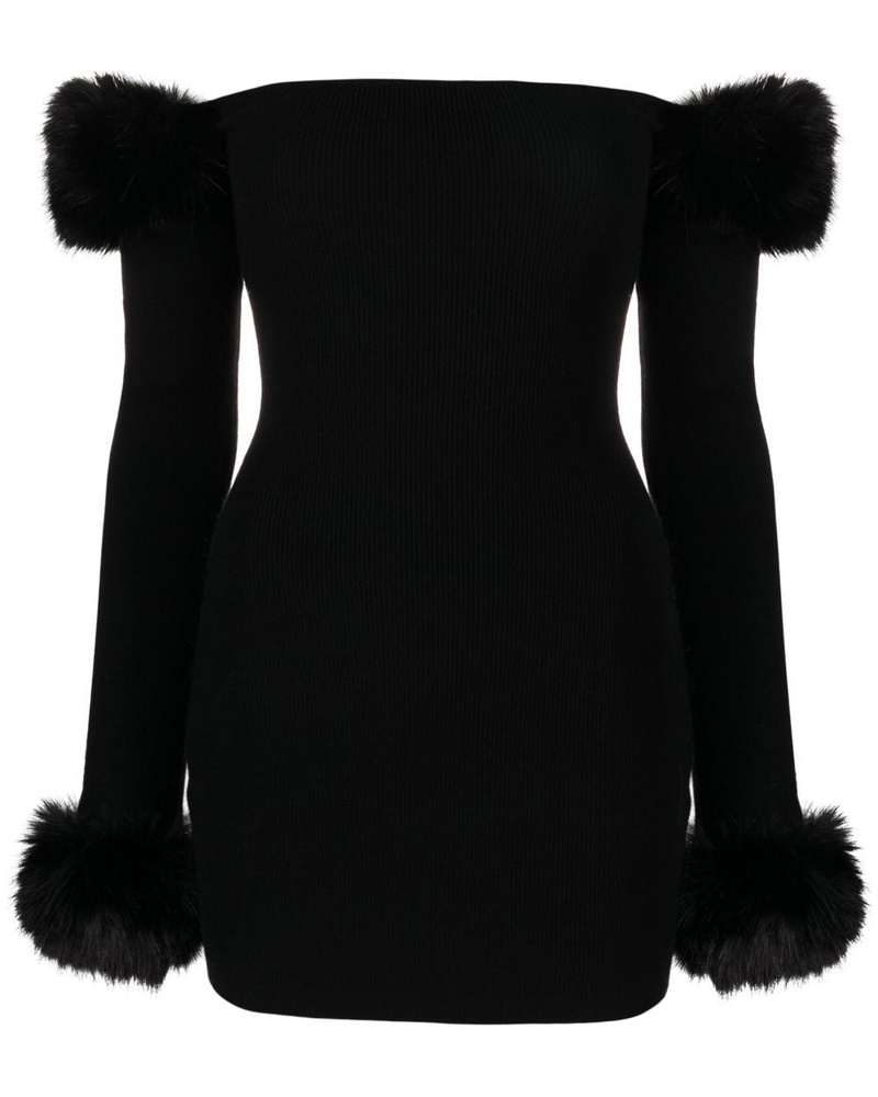 Danielle Guizio Damen Schulterfreies Kleid