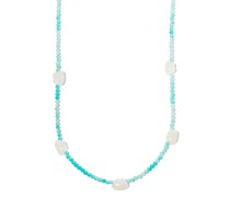 9kt Blue Sky Thinking Gelbgoldhalskette mit Opal