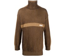 Pullover mit Waffelstrick-Muster