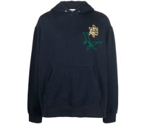 Hoodie mit Logo-Stickerei