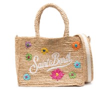 Handtasche mit Logo-Stickerei