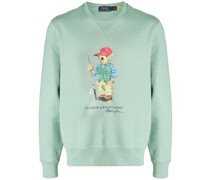 Ausgeblichenes Sweatshirt mit Teddy