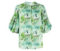 Bluse mit Oversized-Ärmeln