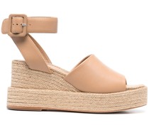 Offene Espadrilles 90mm