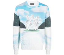 Pullover mit Intarsienmuster
