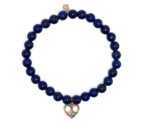 14kt Peace Heart Gelbgoldarmband