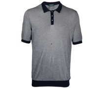 Zweifarbiges Poloshirt