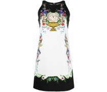 Minikleid mit "V-Emblem Garden"-Print