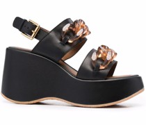 Sandalen mit Kettendetail
