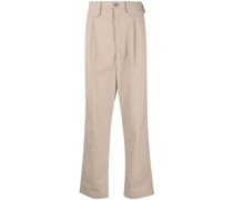 Hoch sitzende Bundfaltenhose