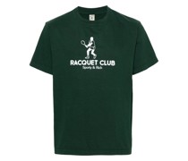Racquet Club T-Shirt aus Baumwolle