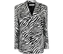 Blazer mit Zebra-Print