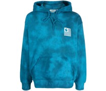 Hoodie mit Marmor-Print