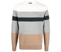 Gestreifter Pullover aus Feinstrick