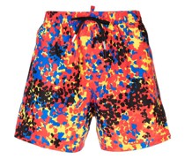 Badeshorts mit Camouflage-Print