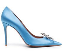 Rosie 95mm crystal-embellished pointed pumps