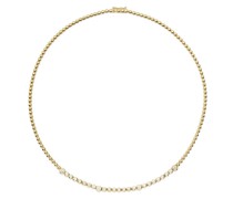 18kt Gelbgoldhalskette mit Diamanten
