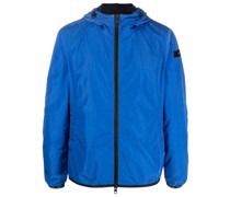 Kapuzenjacke mit Logo-Patch